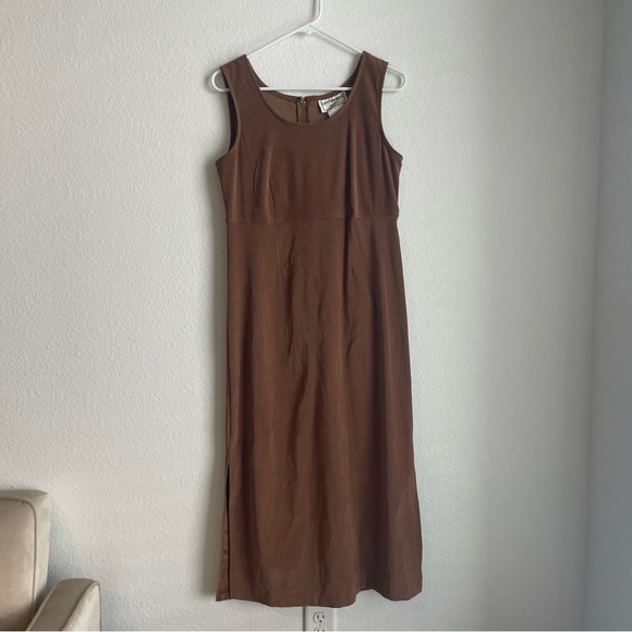 🤎VINTAGE SUEDE DRESS AND JACKET SET🤎 - Picture 3 of 6
